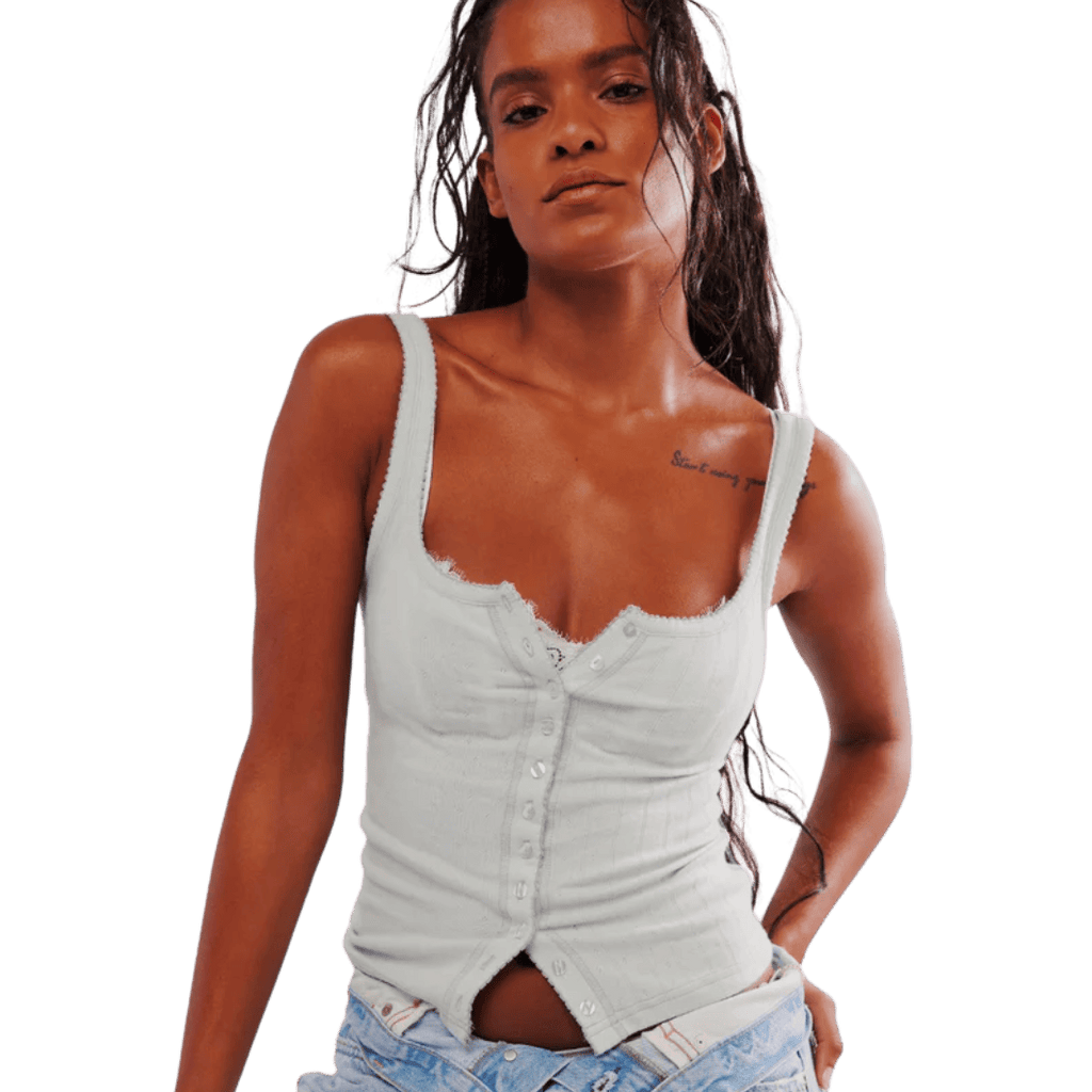 (取寄) フリーピープル レディース エンド ゲーム ポインテール タンク Free People women End Game Pointelle Tank Indigo Free People Women's End Game Pointelle Tank | TYLER'S