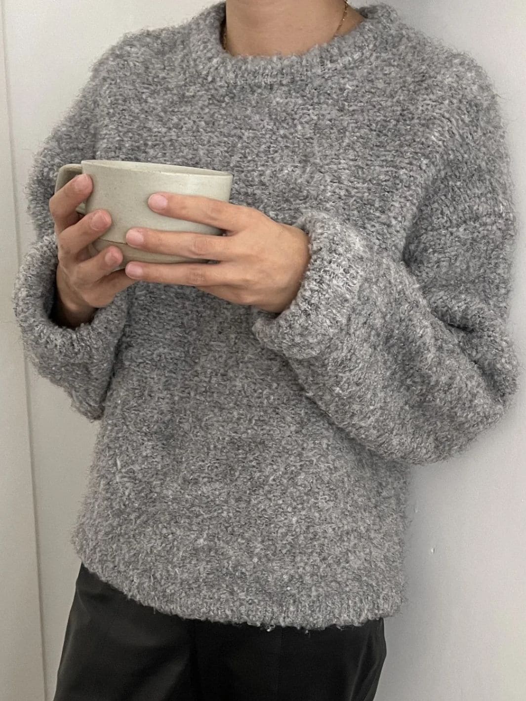 Le Bon Shoppe Envie Sweater in Heather Grey | Twentyseven Toronto