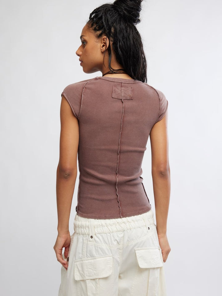 Free People We the Free Ever Had Tee in Brunette | Twentyseven Toronto