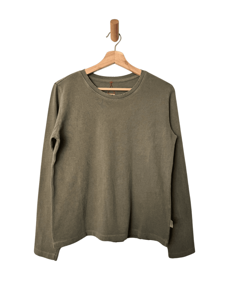 Twentyseven Toronto - Le Bon Shoppe Everyday Long Sleeve Tee - Army Green