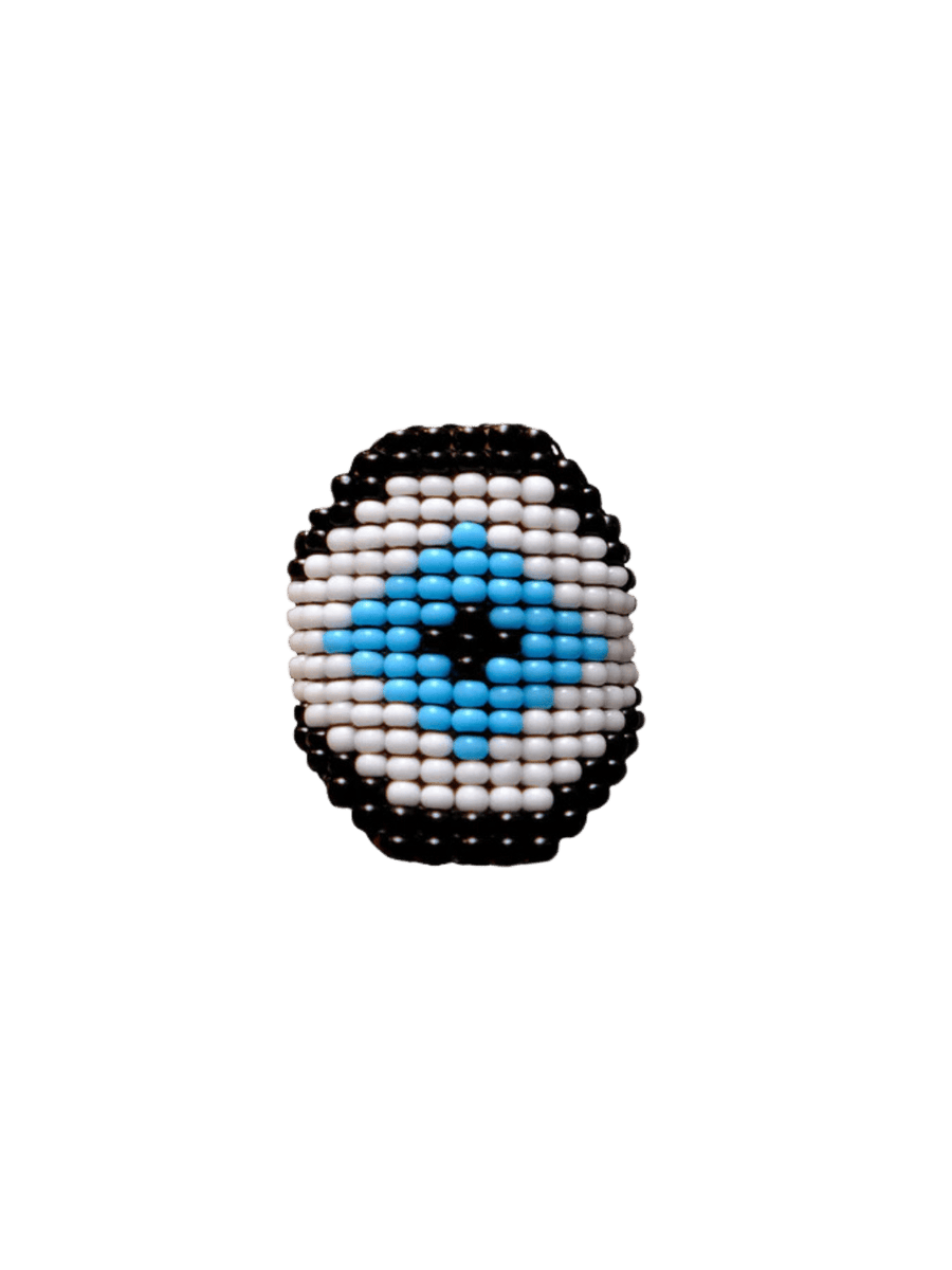 Santa Isla Evil Eye Beaded Ring | Twentyseven Toronto