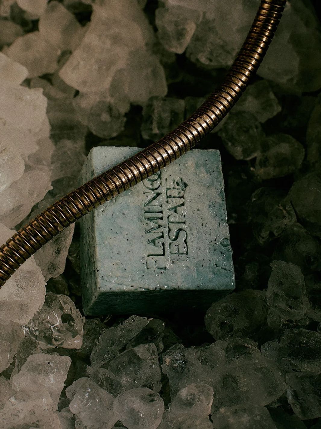 Flamingo Estate Exfoliating Peppermint Soap Brick | Twentyseven Toronto