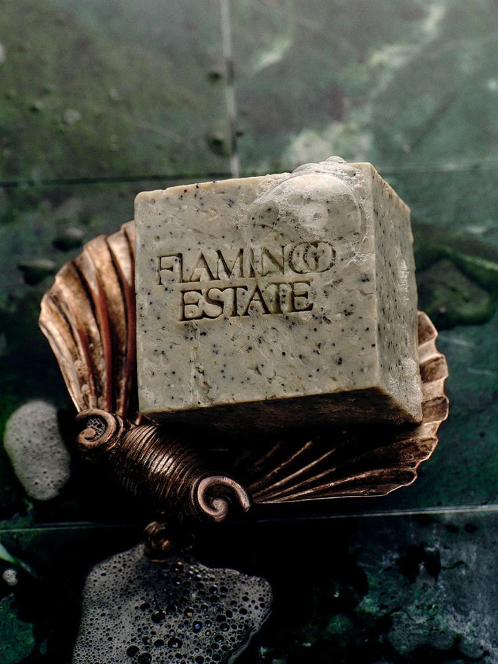 Flamingo Estate Exfoliating Peppermint Soap Brick | Twentyseven Toronto