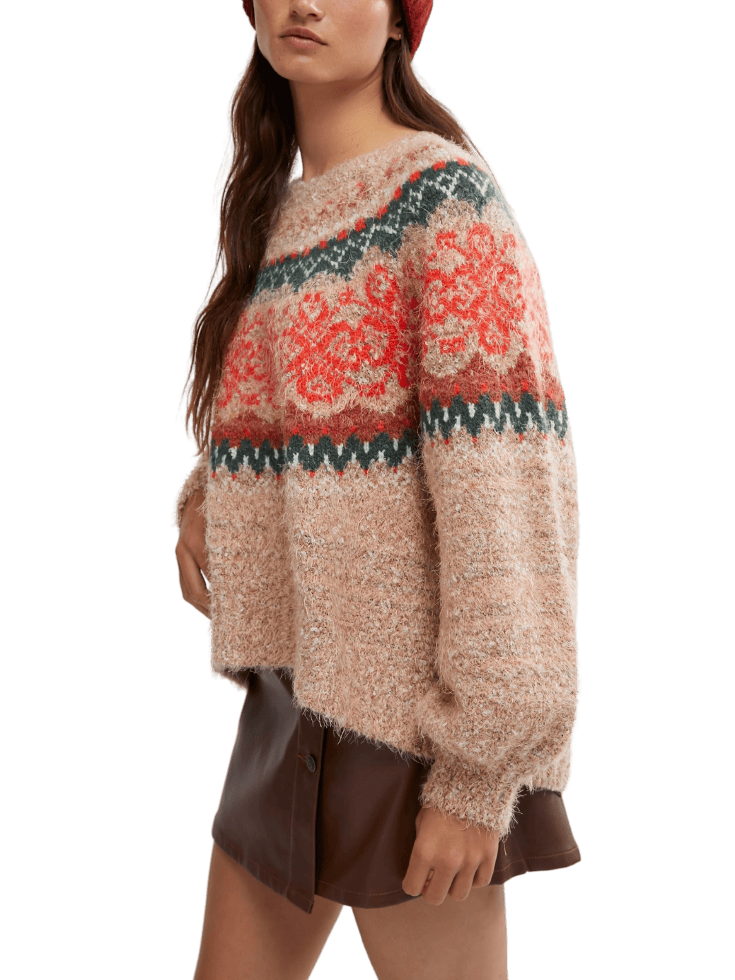 Free People Festive Frost Sweater in Festive Frost Combo | Twentyseven Toronto