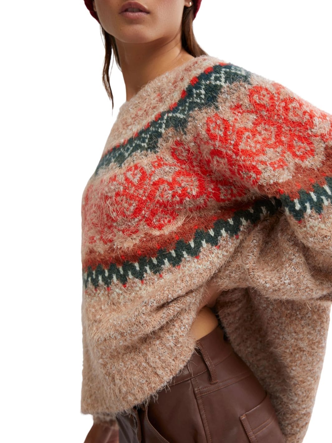 Free People Festive Frost Sweater in Festive Frost Combo | Twentyseven Toronto