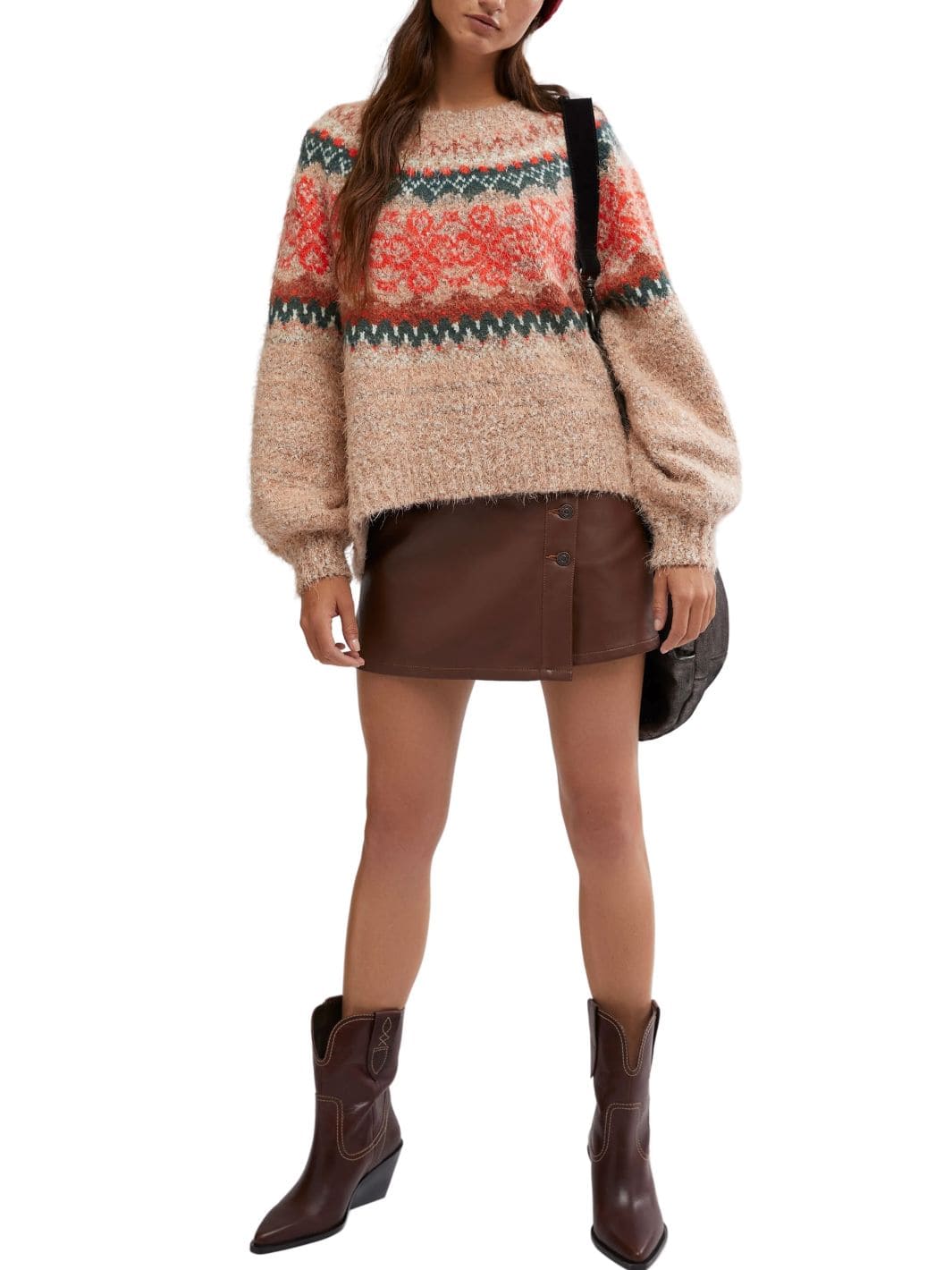 Free People Festive Frost Sweater in Festive Frost Combo | Twentyseven Toronto