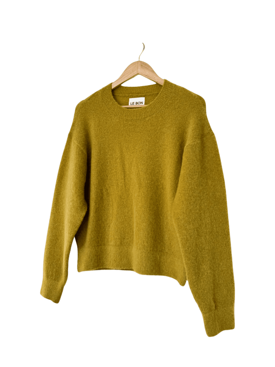 Le Bon Shoppe Finn Mohair Sweater in Bistro Yellow | Twentyseven Toronto