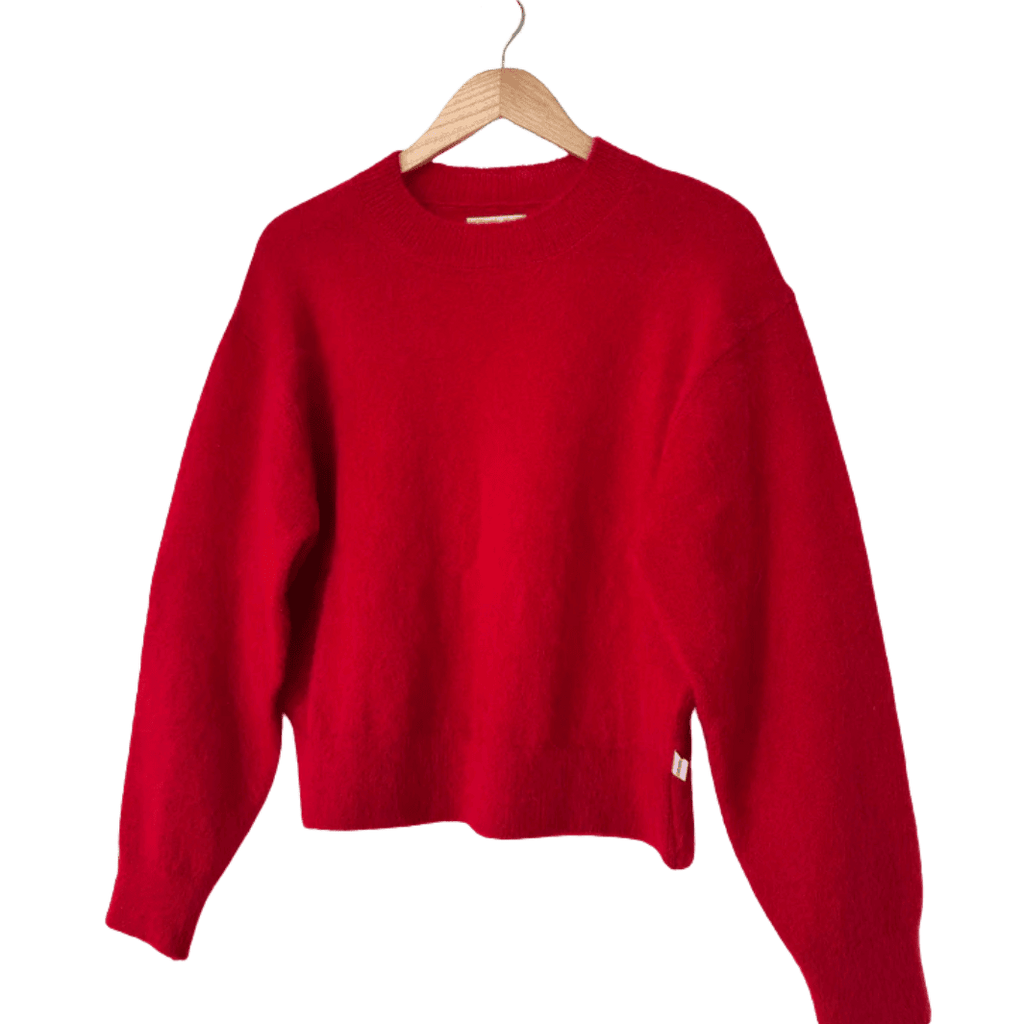 Le Bon Shoppe Finn Mohair Sweater in Red | Twentyseven Toronto
