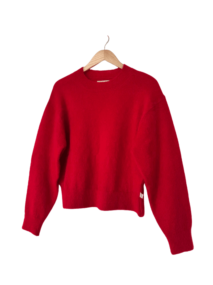 Le Bon Shoppe Finn Mohair Sweater in Red | Twentyseven Toronto