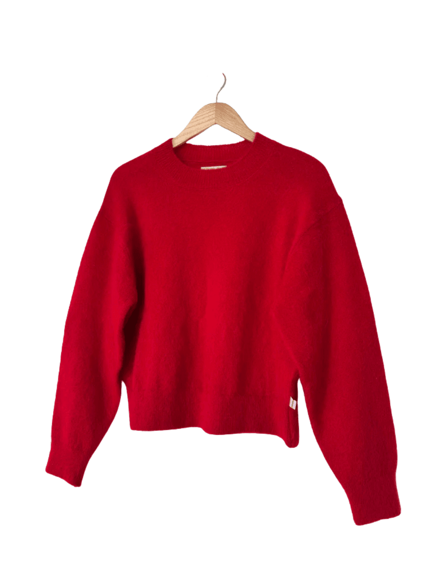 Le Bon Shoppe Finn Mohair Sweater in Red | Twentyseven Toronto