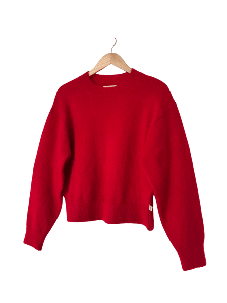 Le Bon Shoppe Finn Mohair Sweater in Red | Twentyseven Toronto