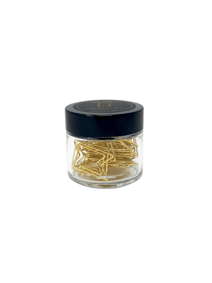 Idlewild Co. Flag Gold Plated Paper Clips (Jar of 25) | Twentyseven Toronto
