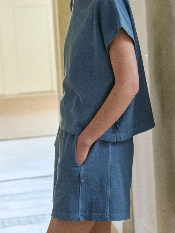 Le Bon Shoppe Flared Basketball Shorts in Cornflower | Twentyseven Toronto