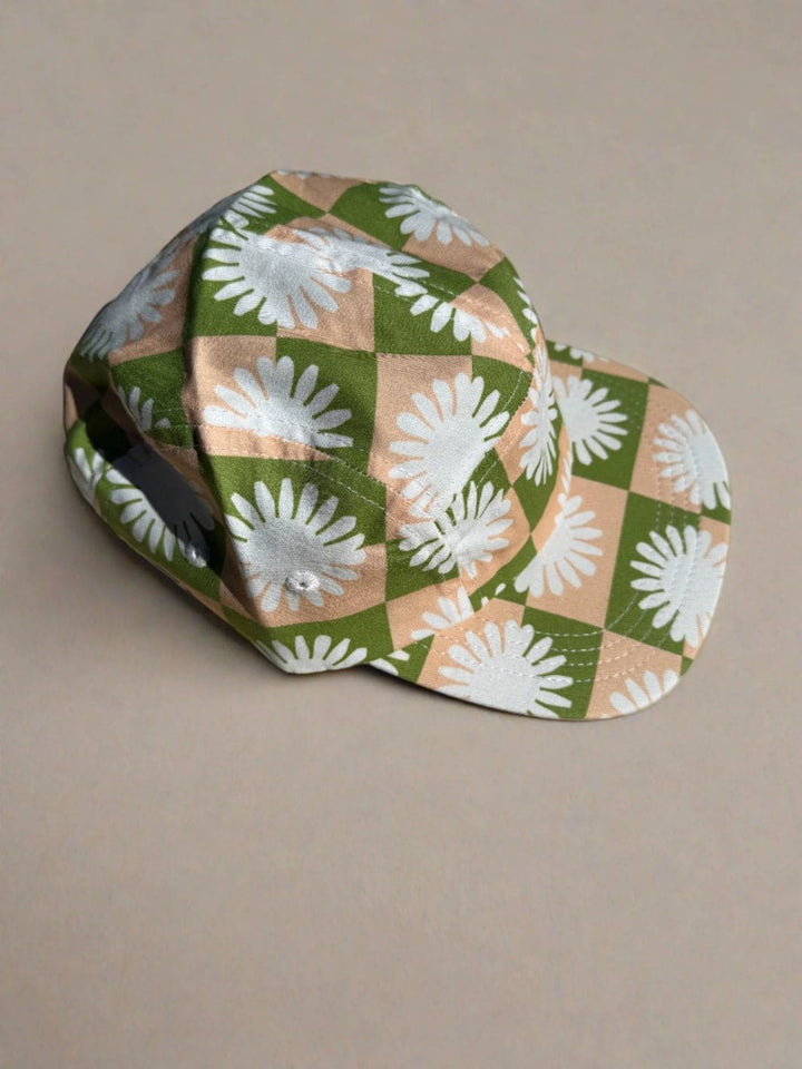 Twill & Pine The Floral Check - Sapling Baby & Kid's Five Panel Hat | Twentyseven Toronto