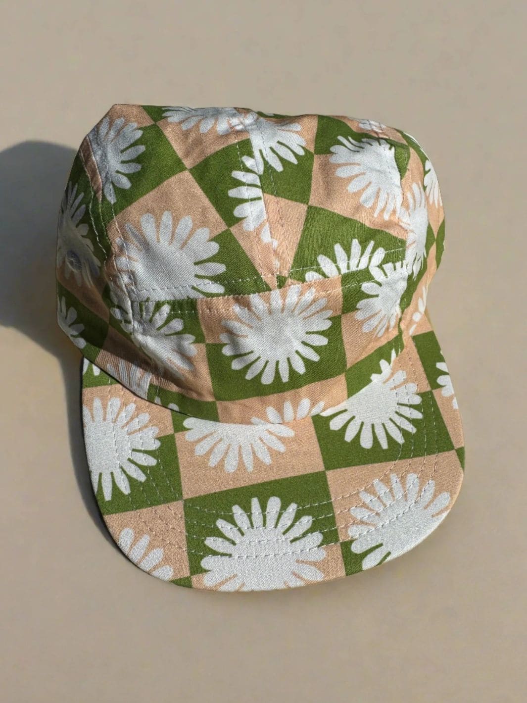 Twill & Pine The Floral Check - Sapling Baby & Kid's Five Panel Hat | Twentyseven Toronto