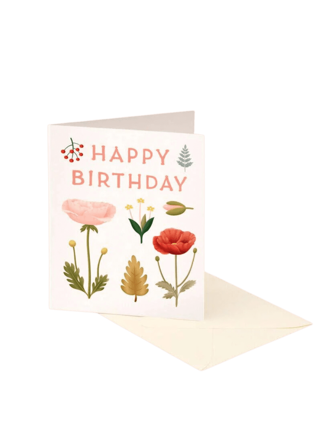 Clap Clap Design Foraged Blooms Birthday Card – Cream | Twentyseven Toronto