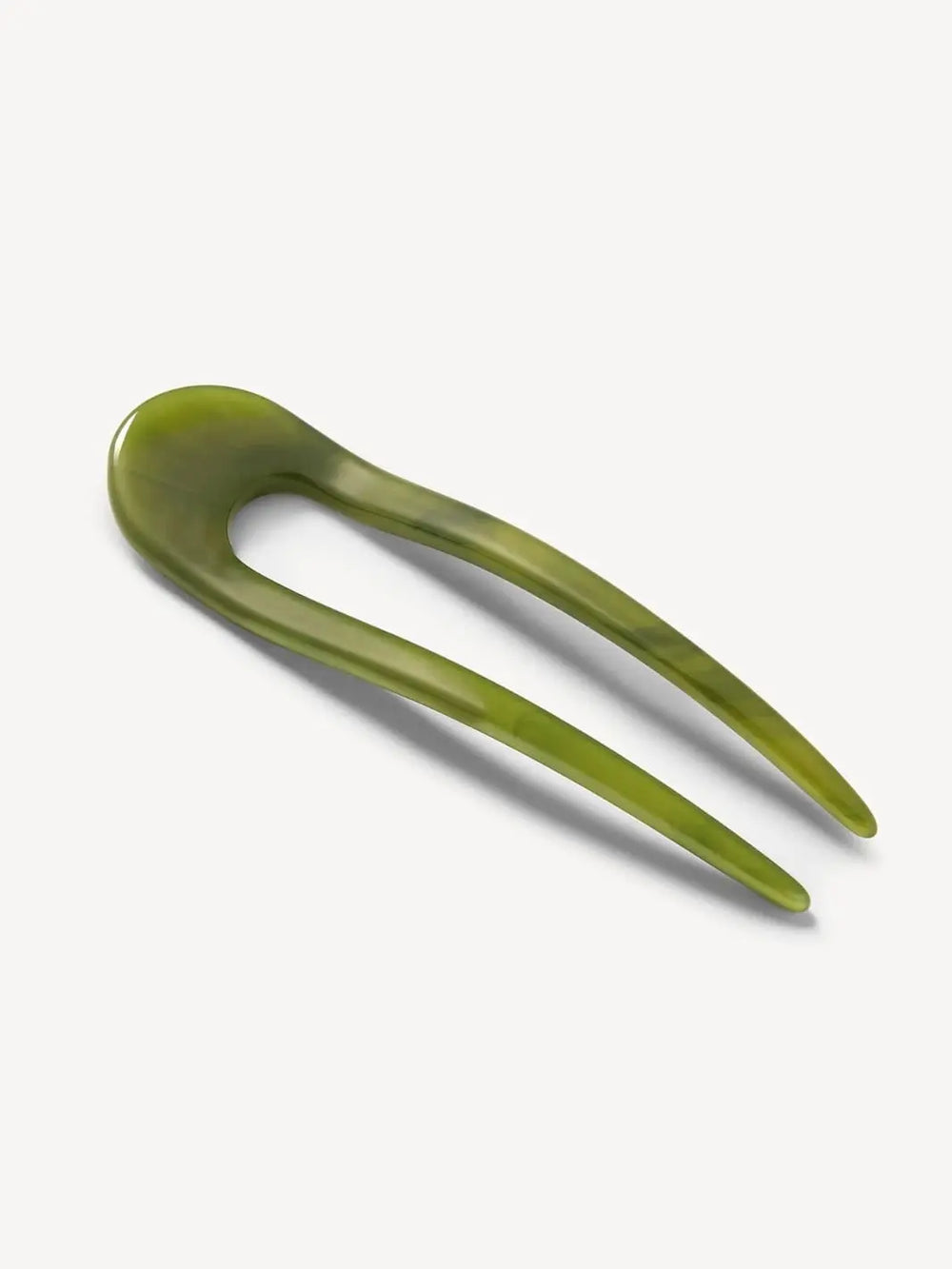 Green French hair pin from MACHETE | Twentyseven Toronto