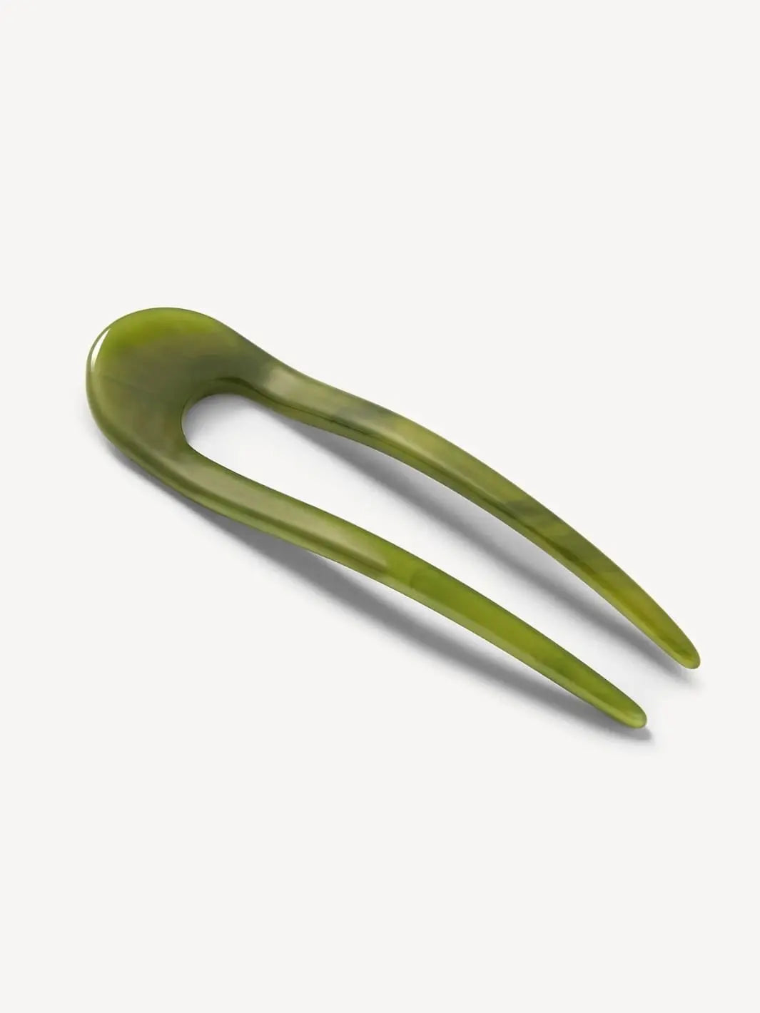 Green French hair pin from MACHETE | Twentyseven Toronto