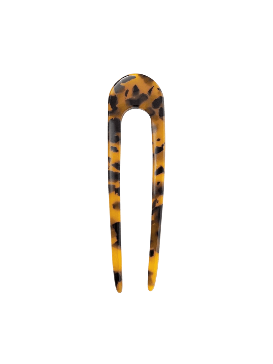 Tortoiseshell patterned French hair pin in 'Classic Tortoise' from MACHETE | Twentyseven Toronto
