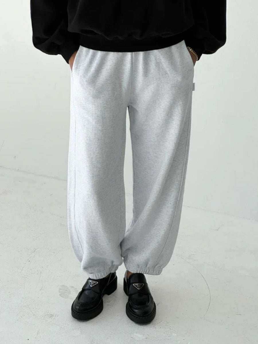 Le Bon Shoppe French Terry Balloon Pants in Icy Grey | Twentyseven Toronto