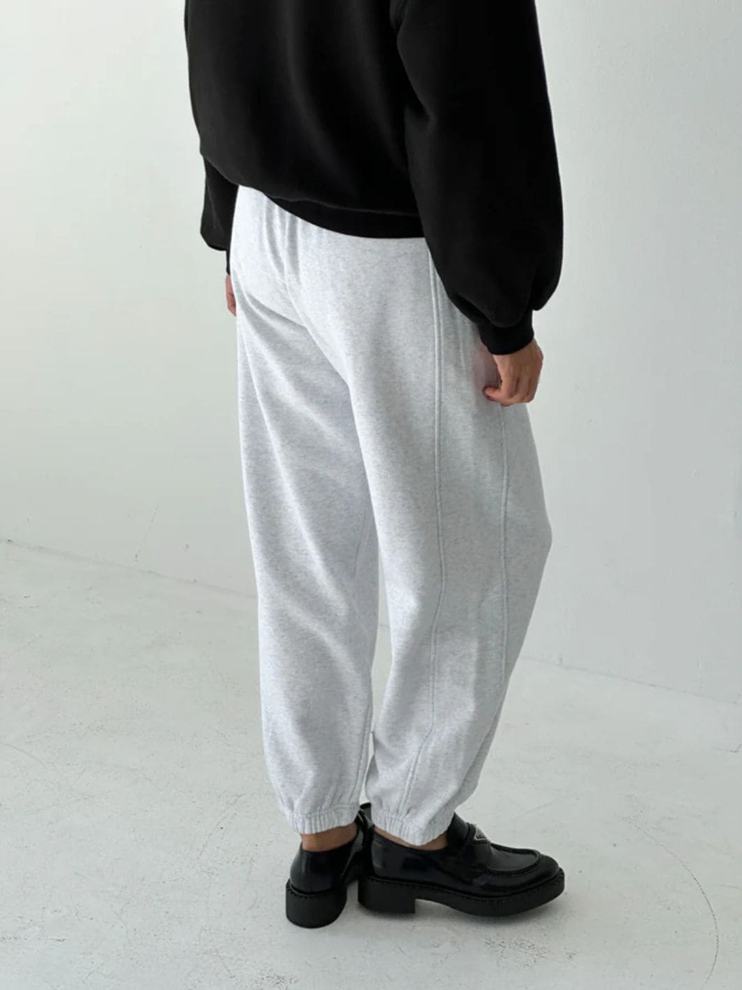 Le Bon Shoppe French Terry Balloon Pants in Icy Grey | Twentyseven