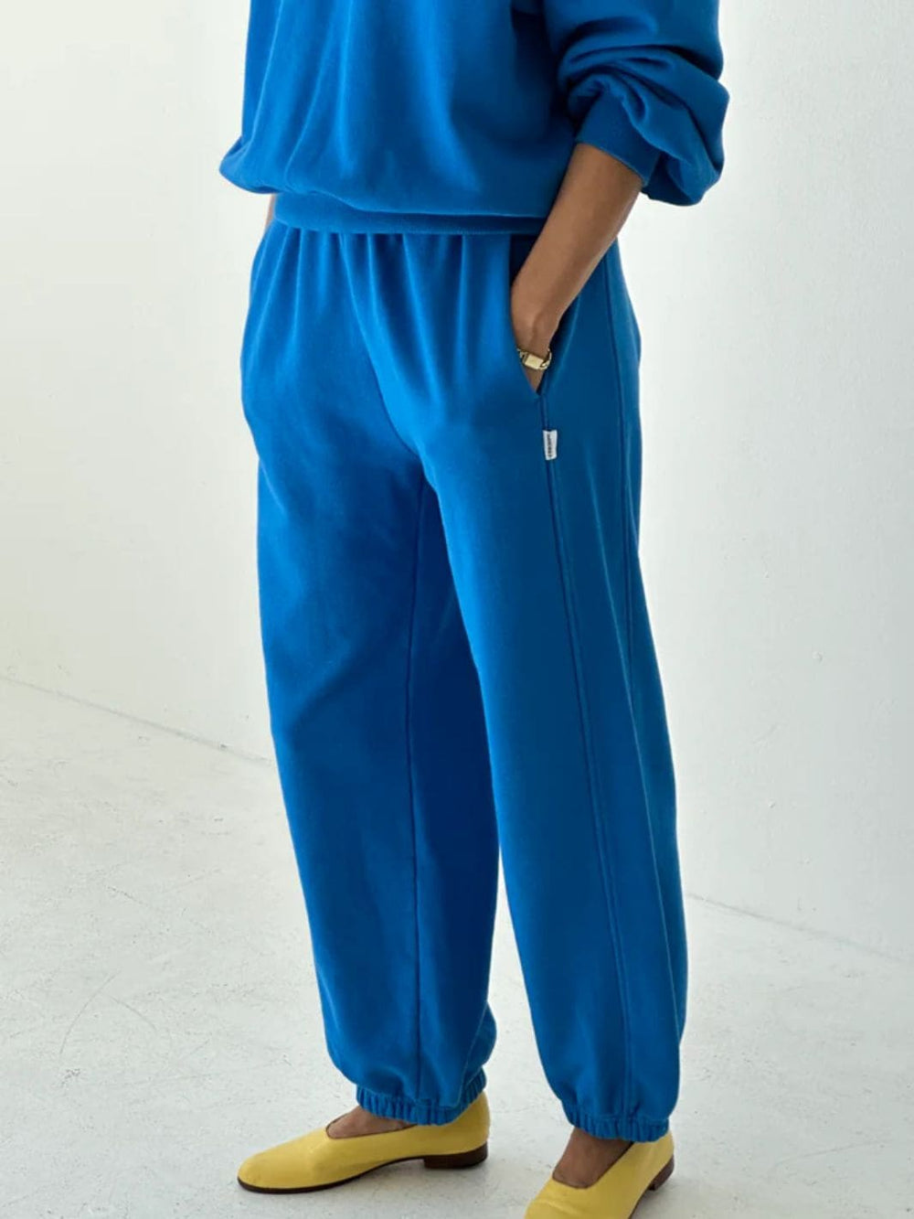Le Bon Shoppe French Terry Balloon Pants in Lagoon | Twentyseven Toronto