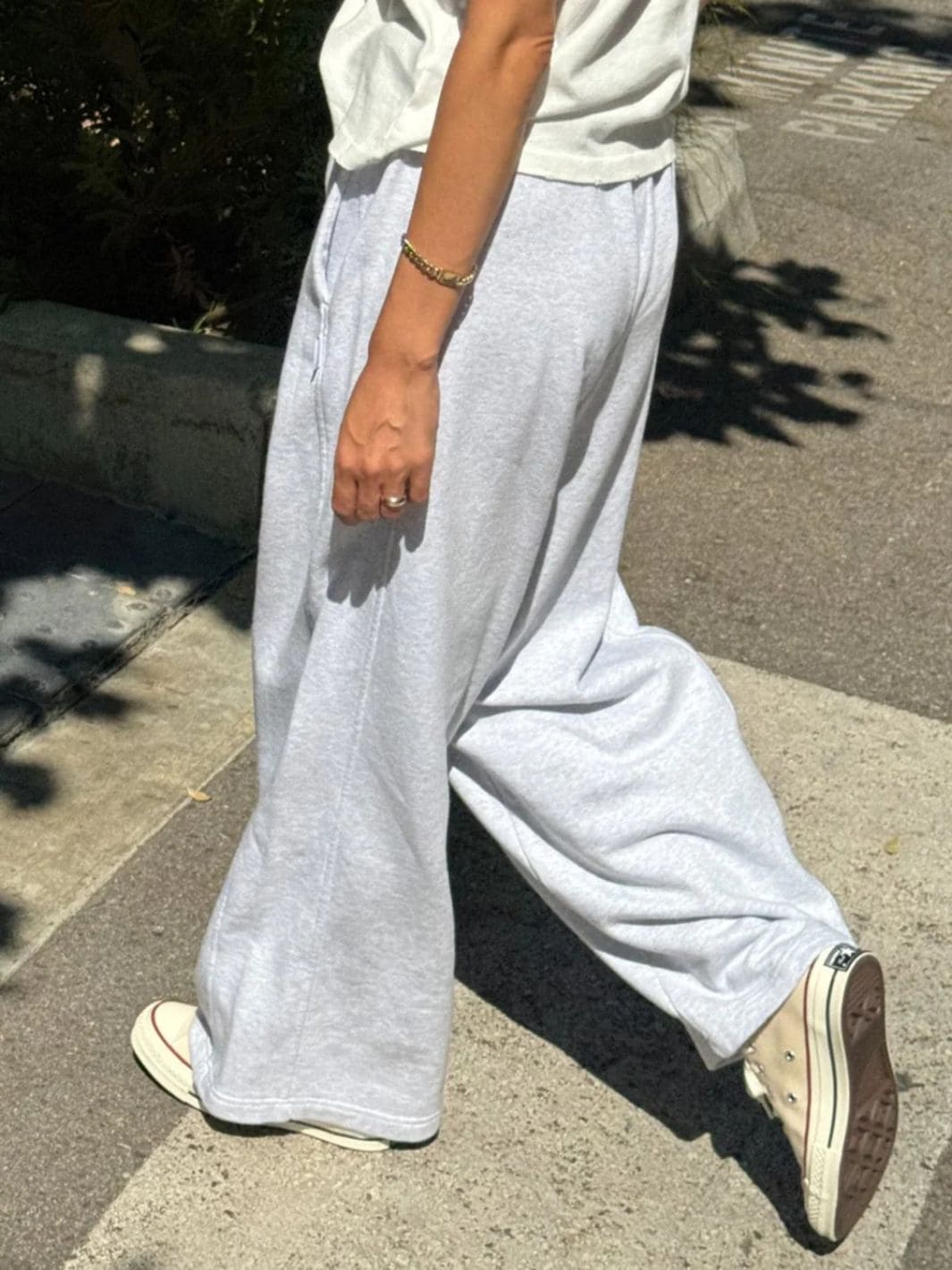 French Terry Breezy Pants in Icy Grey French Terry Breezy Pants in Icy Grey