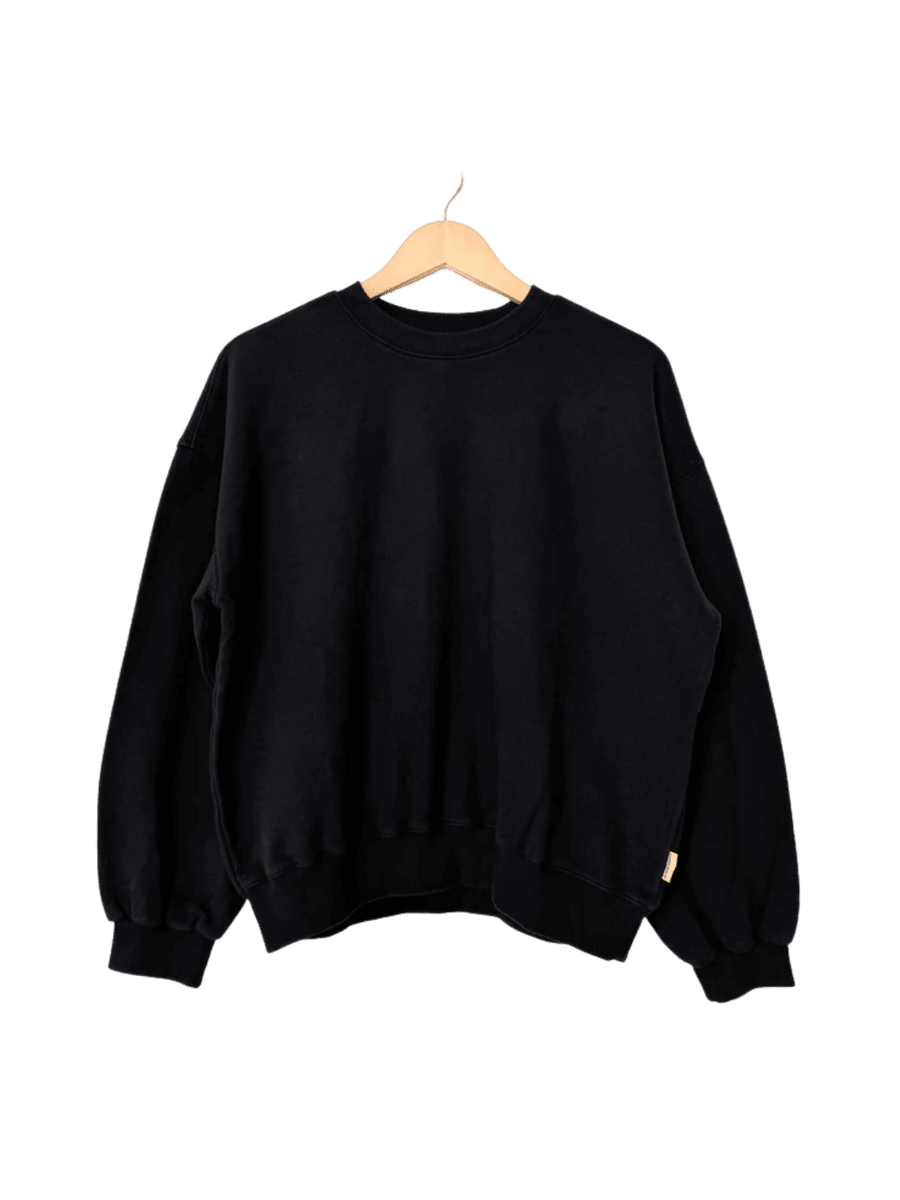 Le Bon Shoppe French Terry Core Sweatshirt in Black | Twentyseven Toronto