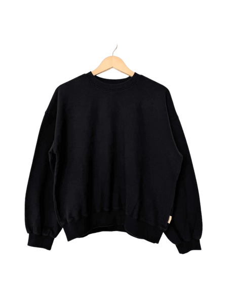 Le Bon Shoppe French Terry Core Sweatshirt in Black | Twentyseven