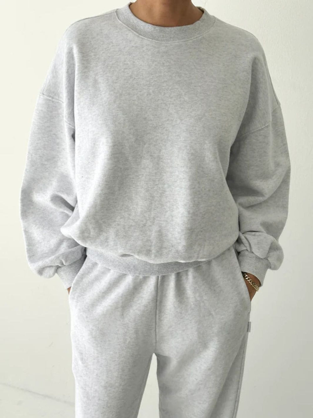 Le Bon Shoppe French Terry Core Sweatshirt in Icy Grey | Twentyseven Toronto