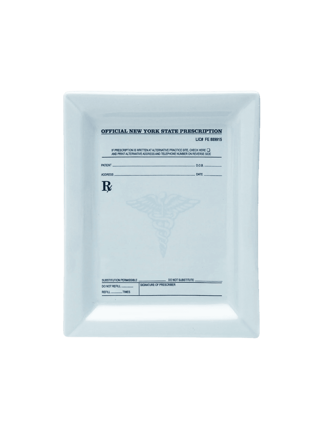 Fishs Eddy Funny Little Trays - Prescription (5.5"x7") | Twentyseven Toronto