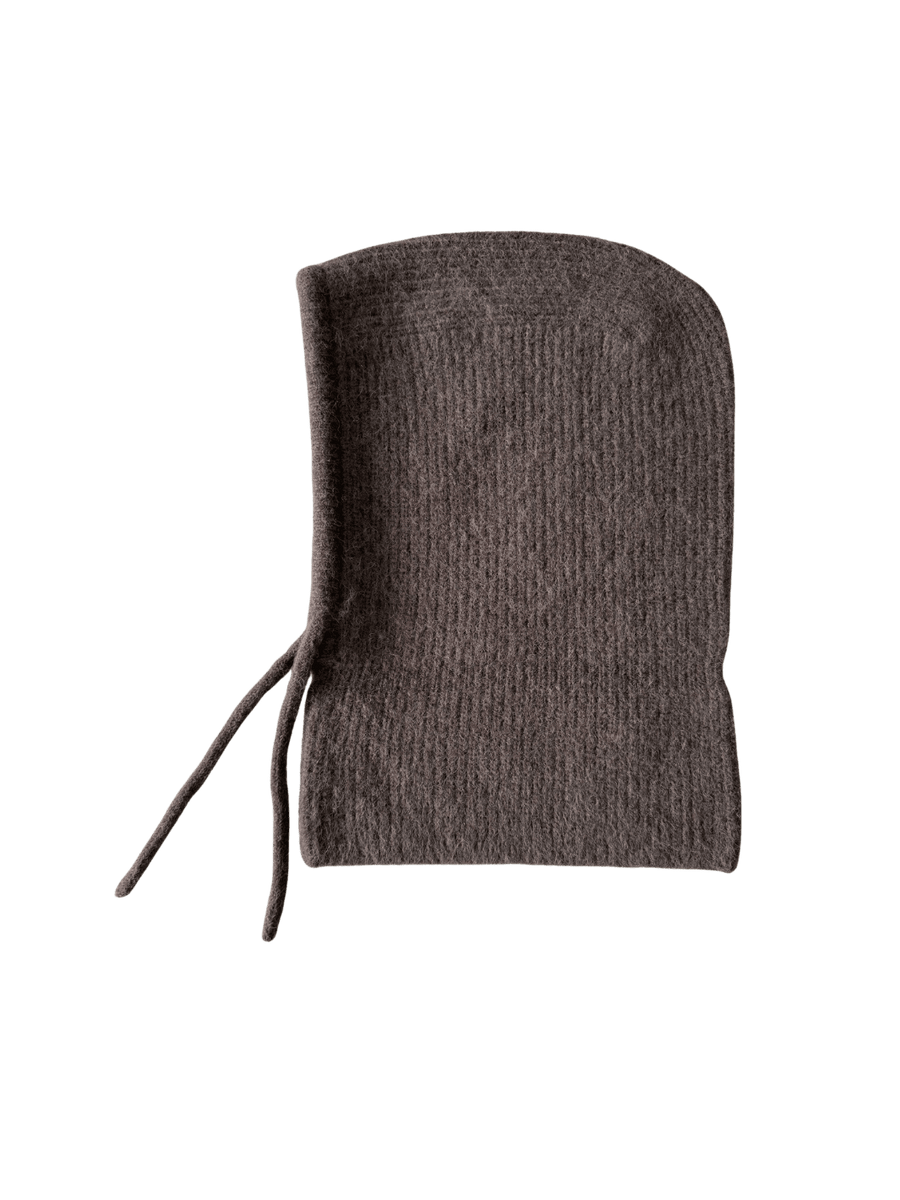 Billy Bamboo Fuzzy Alpaca Balaclava Neutrals - Brown | Twentyseven Toronto
