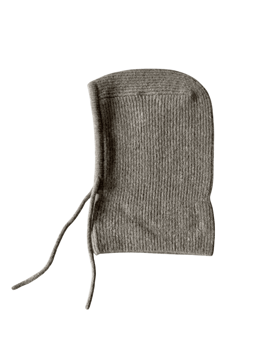 Billy Bamboo Fuzzy Alpaca Balaclava - Neutrals, Mushroom | Twentyseven Toronto