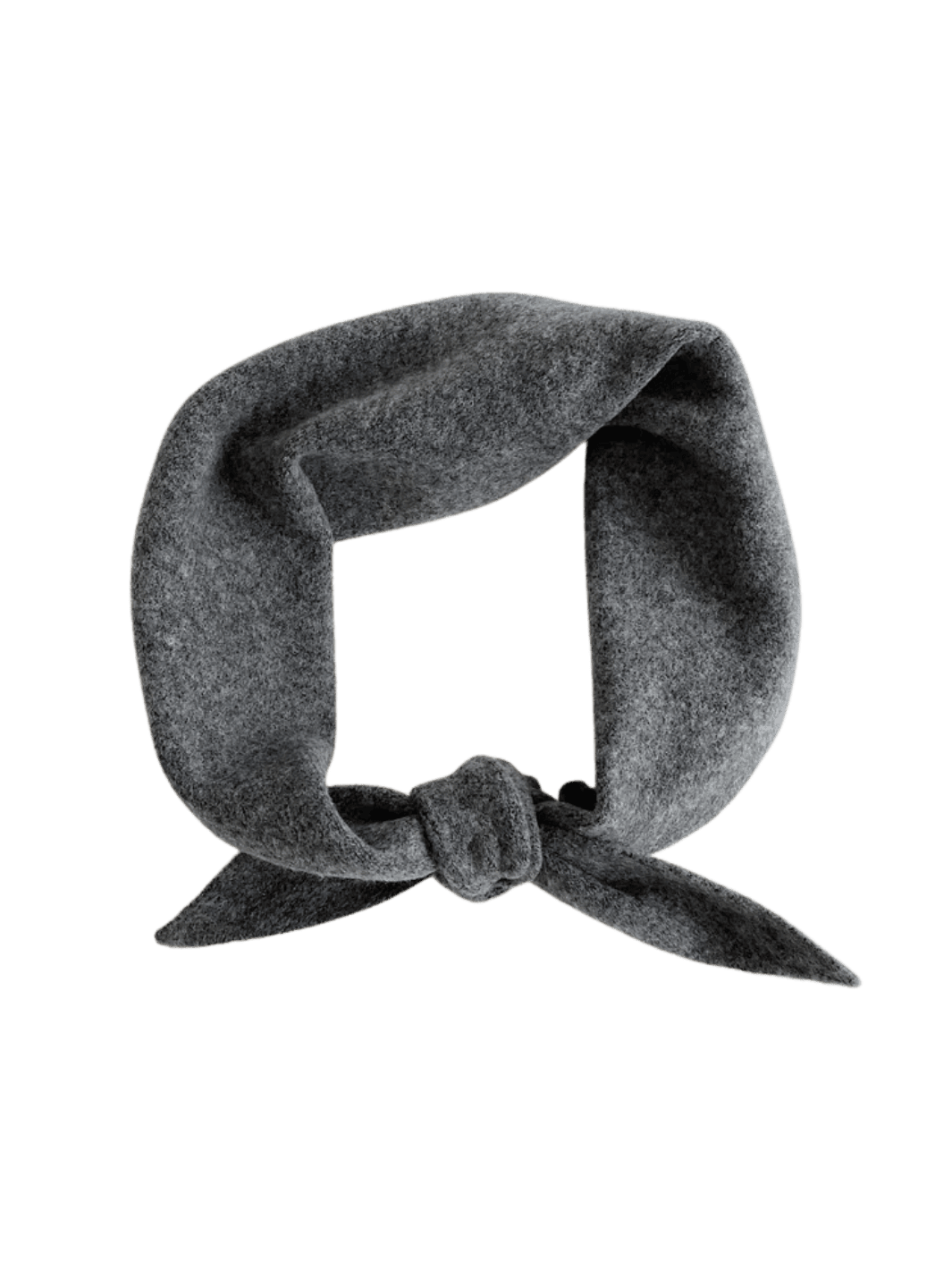Billy Bamboo Fuzzy Wool Cravat Scarf, Dark Gray | Twentyseven Toronto