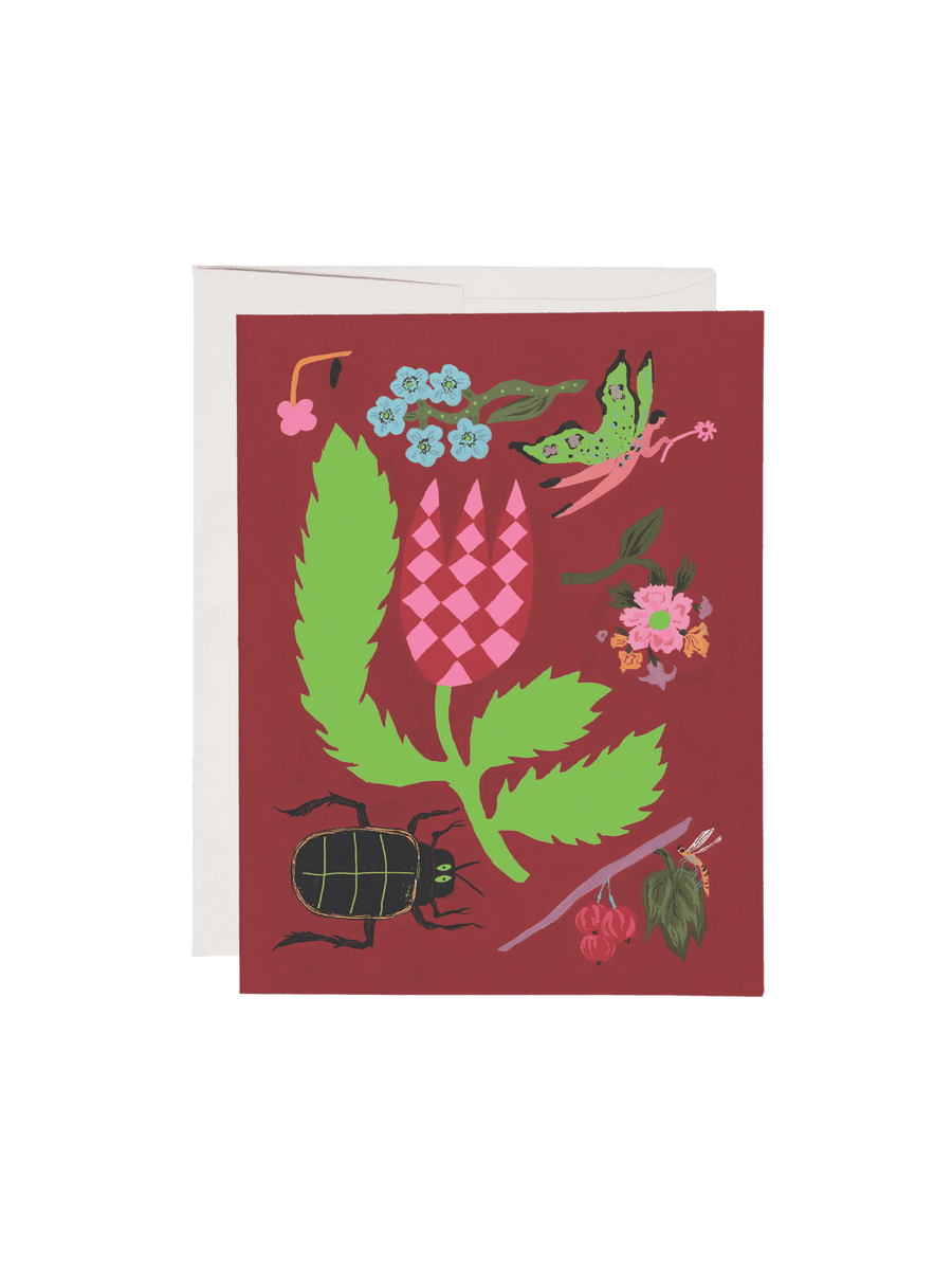 Red Cap Cards Garden Fairy Everyday Greeting Card by Emily Isabella | Twentyseven Toronto