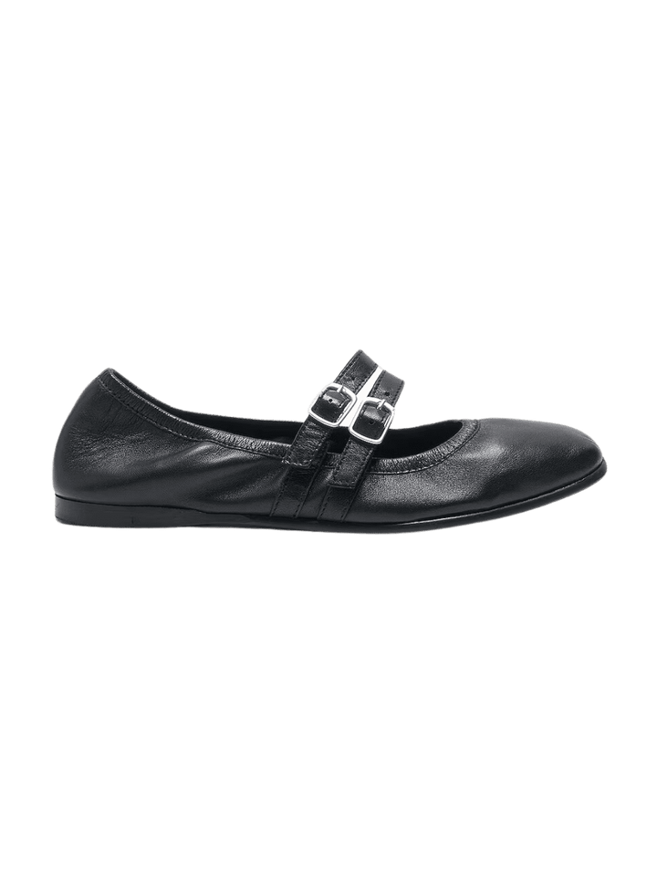 Free People Gemini Ballet Flats - Black | Twentyseven Toronto