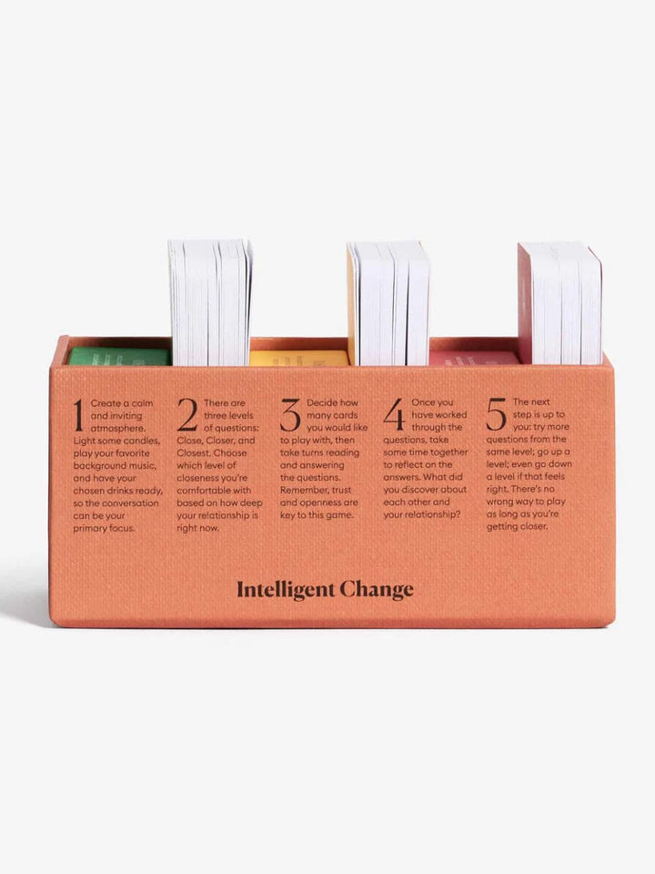 Intelligent Change Get Closer Dating Edition Question Card Game | Twentyseven Toronto