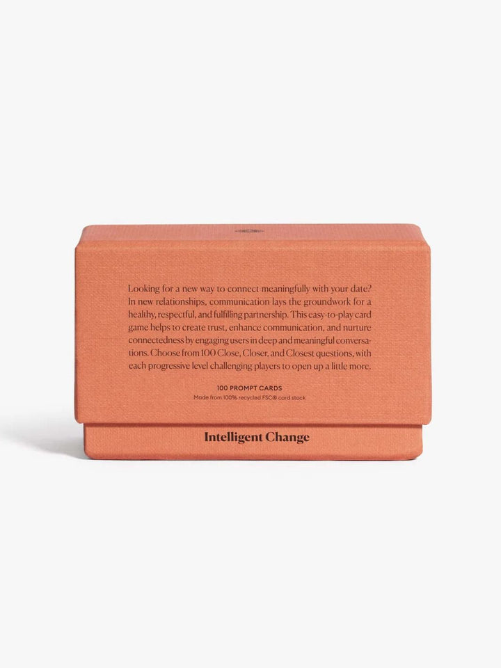 Intelligent Change Get Closer Dating Edition Question Card Game | Twentyseven Toronto