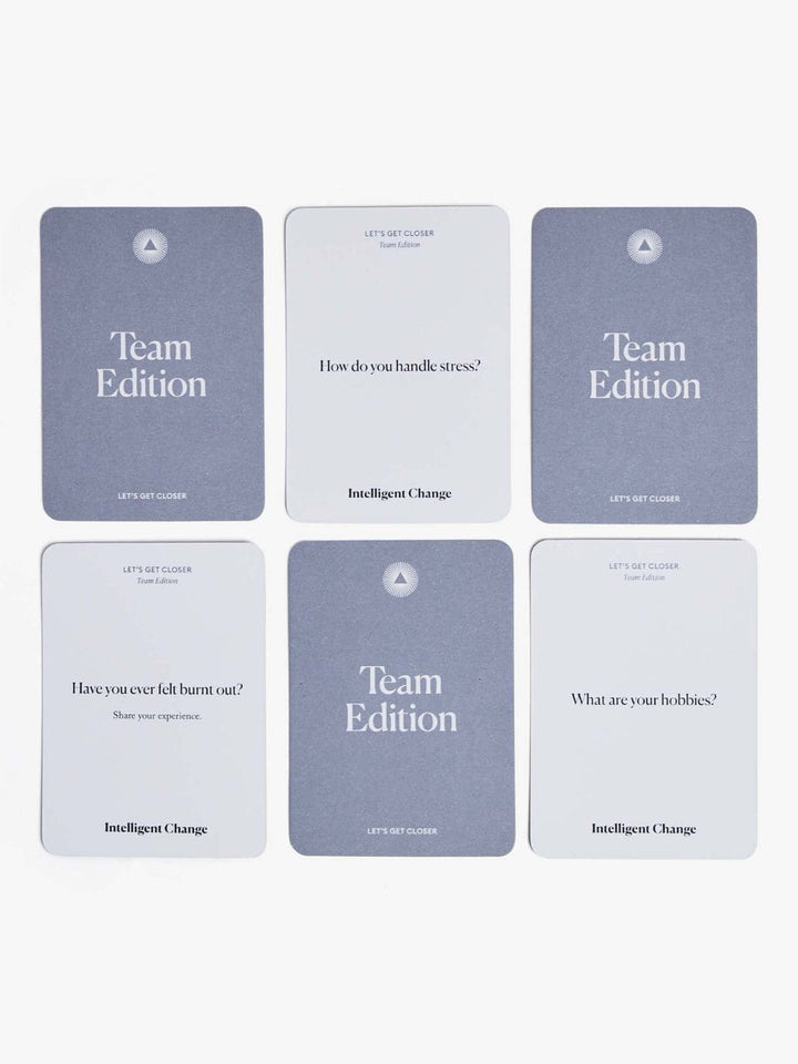 Intelligent Change Get Closer Team Edition Question Card Game | Twentyseven Toronto