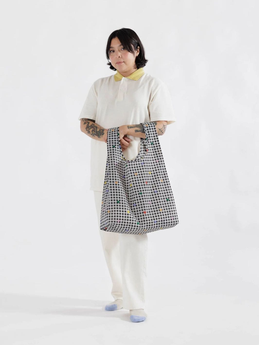 Twentyseven Toronto - BAGGU Gingham Hearts Bag