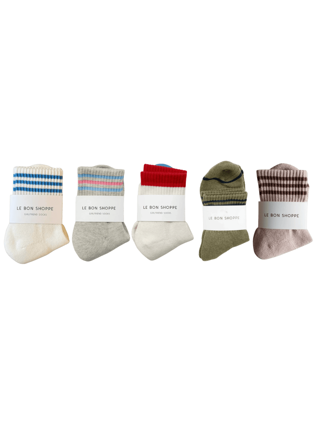 Le Bon Shoppe Girlfriend Sock Brights Set - Pack of 5 | Twentyseven Toronto