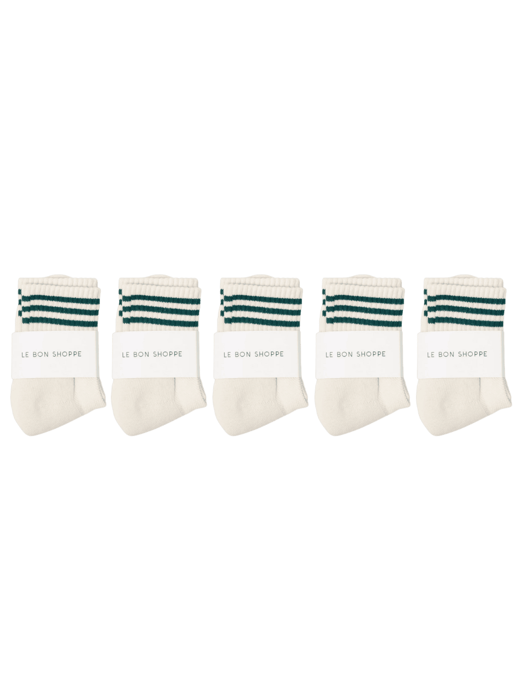 Le Bon Shoppe Girlfriend Sock Egret Set - Pack of 5 | Twentyseven Toronto