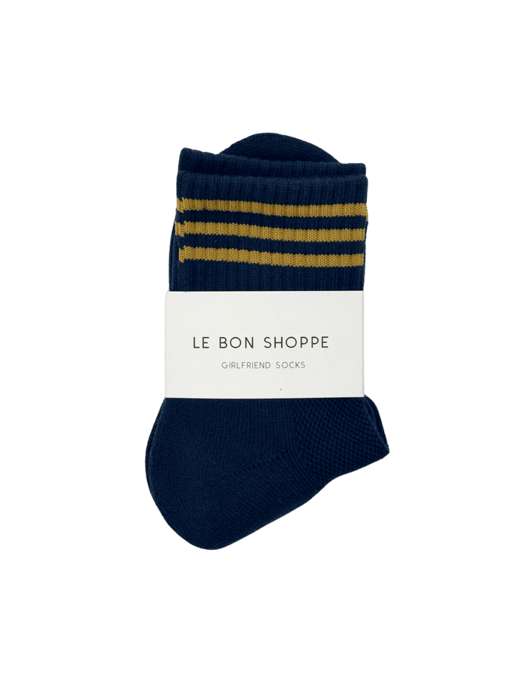 Le Bon Shoppe Girlfriend Sock - Navy | Twentyseven Toronto 