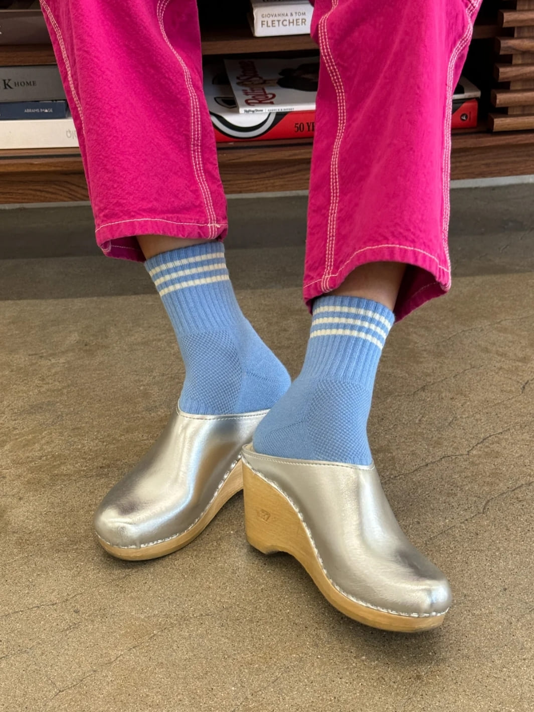 Le Bon Shoppe Girlfriend Sock - Parisian Blue | Twentyseven Toronto 