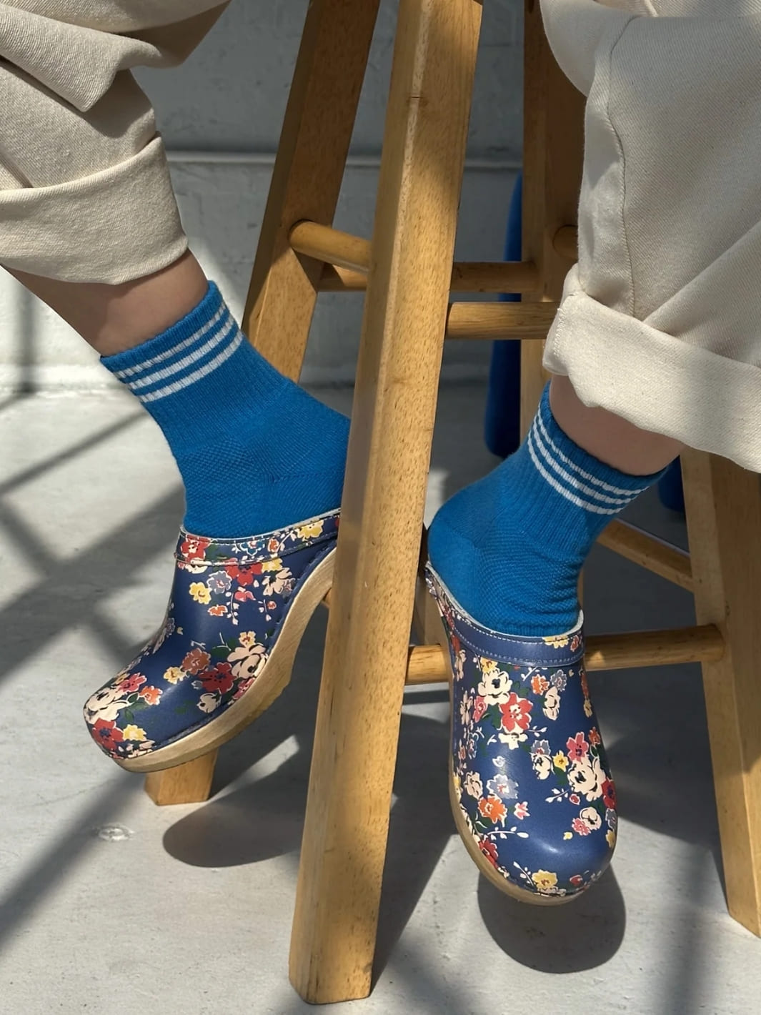 Le Bon Shoppe Girlfriend Sock - Royal Blue | Twentyseven Toronto 