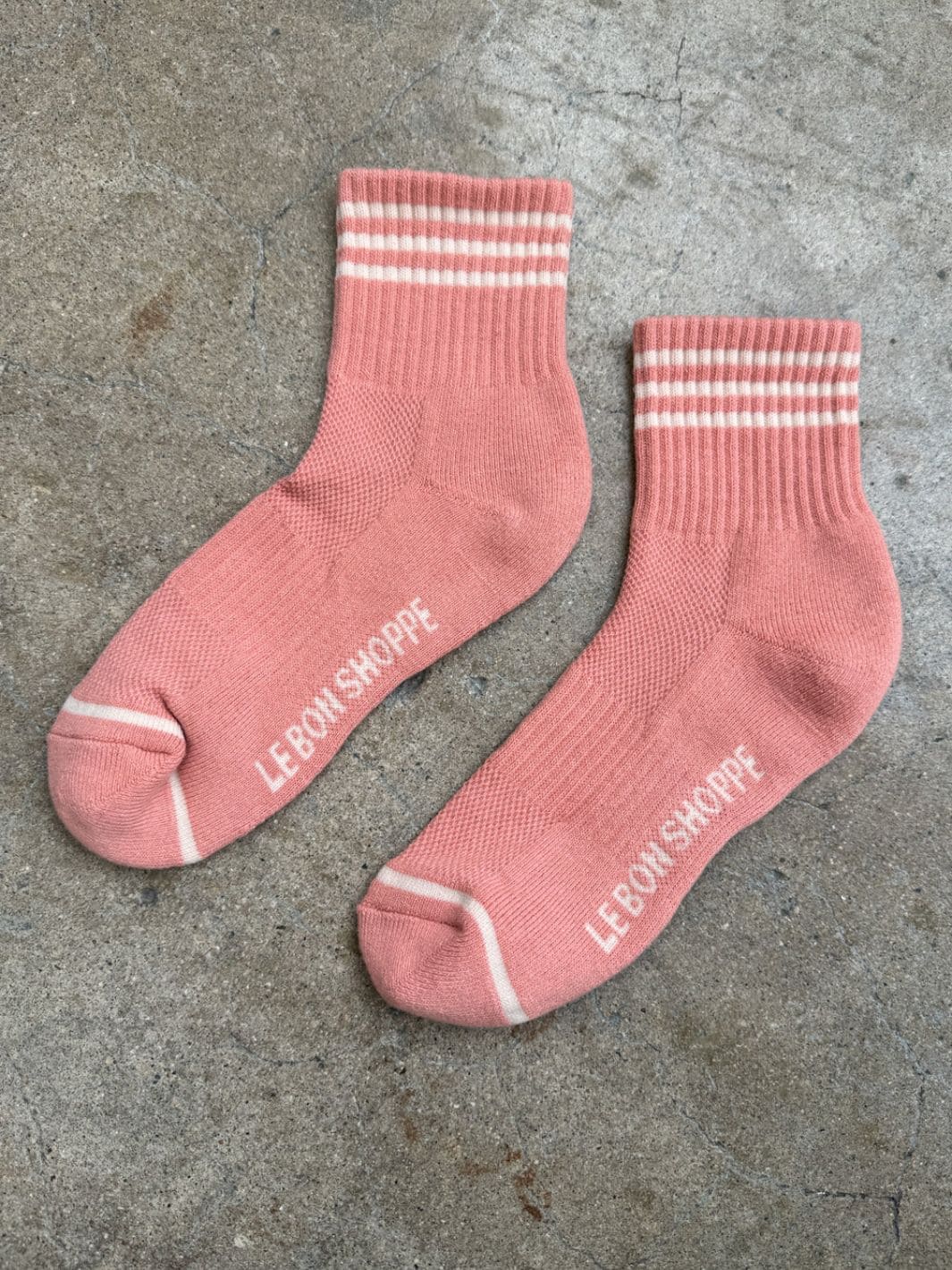 Twentyseven Toronto - Le Bon Shoppe Girlfriend Sock - Salmon