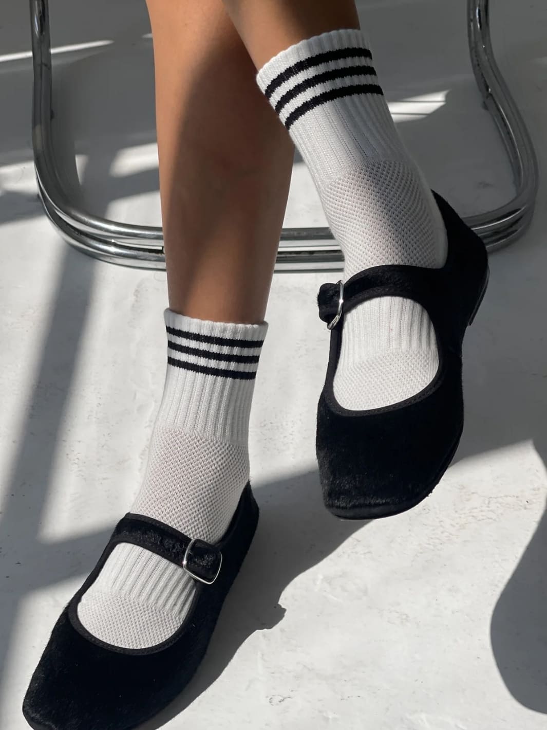 Le Bon Shoppe Girlfriend Sock - White | Twentyseven Toronto 