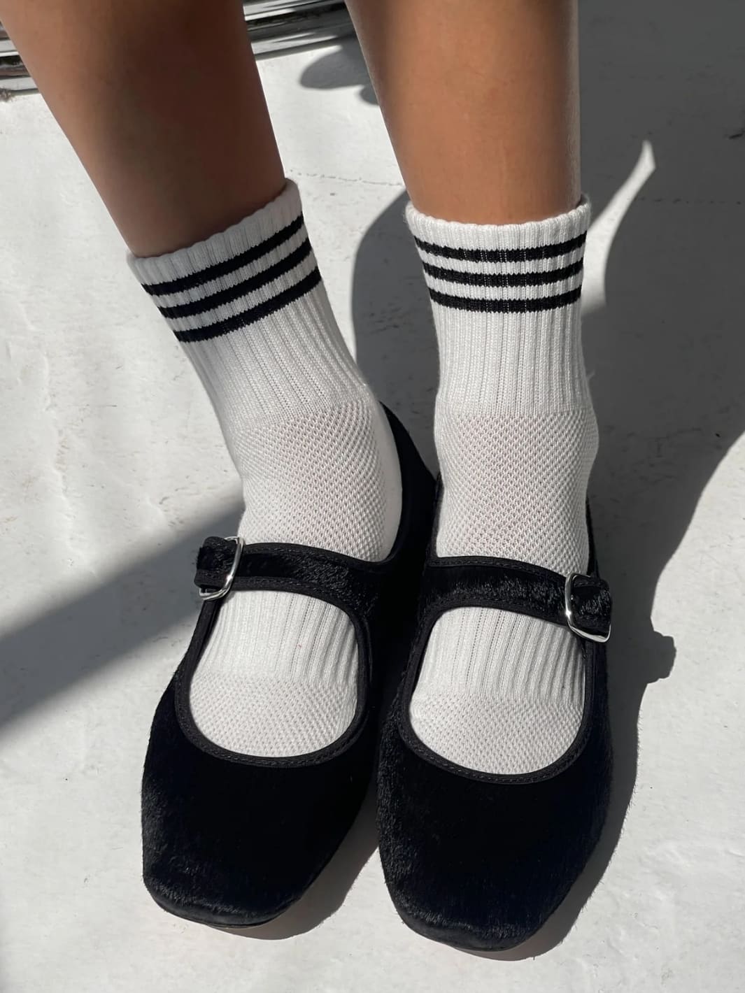 Le Bon Shoppe Girlfriend Sock - White | Twentyseven Toronto 