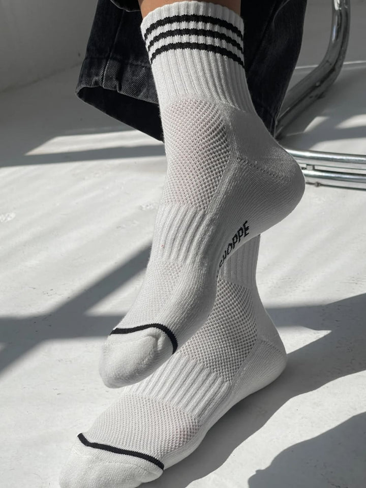 Le Bon Shoppe Girlfriend Sock - White | Twentyseven Toronto 