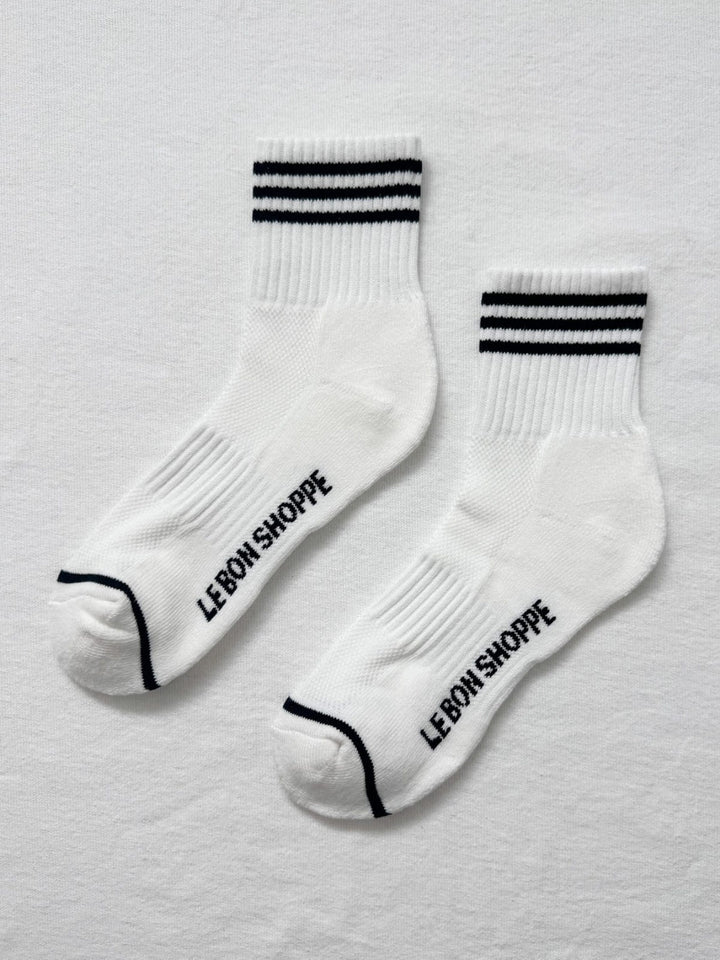 Le Bon Shoppe Girlfriend Sock - White | Twentyseven Toronto 